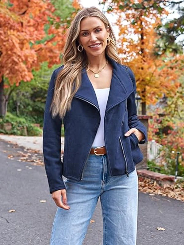 Womens-Suede-Faux-Blue-Jacket.