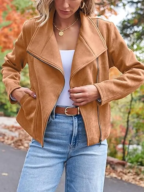 Womens-Suede-Open-Front-Faux-Leather-Jacket.