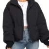 Womens-Winter-Cropped-Short-Warm-Quilted-Puffer-Jacket