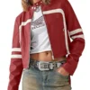Womens-Zip-Up-Stand-Collar-Cropped-Faux-Jacket