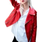 Womens-Zipper-Motorcycle-Jacket