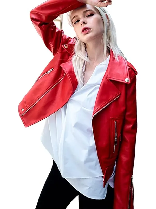 Womens-Zipper-Motorcycle-Jacket