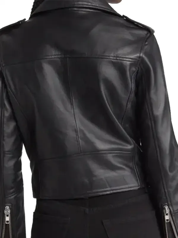 Yellowjackets S03 Misty Quigley Leather Jacket BACK