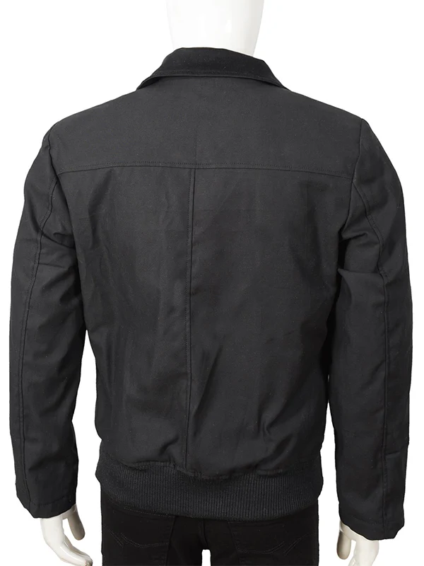 Yellowstone-John-Dutton-Black-Cotton-Jacket