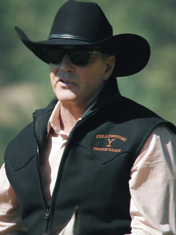 Yellowstone-John-Dutton-Black-Vest