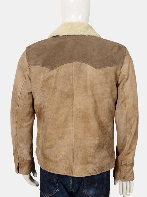 Yellowstone-Shearling-Collar-Buff-Suede-Leather-Jacket-Back