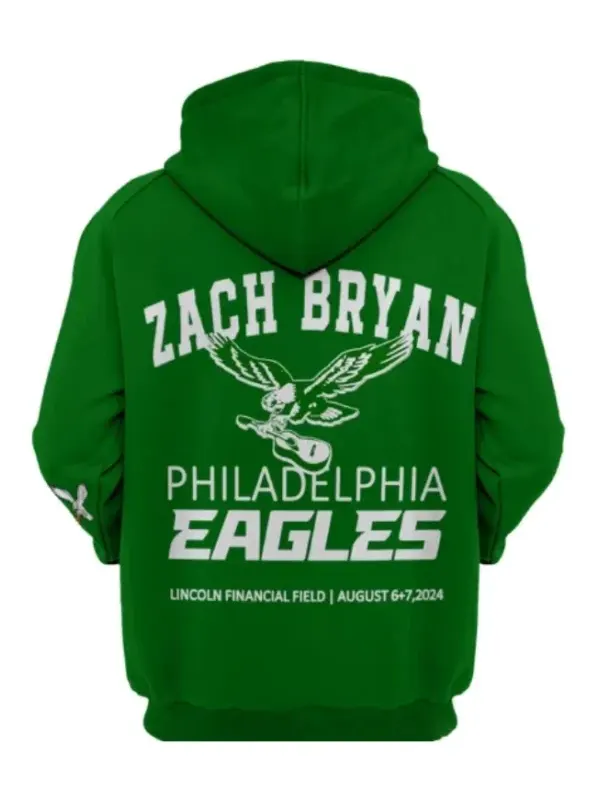 Zach-Bryan-Eagles-green-back-Hoodie.