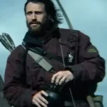 28 Years Later Aaron Taylor Johnson Maroon Jacket