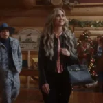 A Royal Montana Christmas Fiona Gubelmann Fringe Leather Jacket