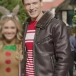 A Very Charming Christmas Town Jon Prescott Leather Jacket