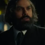 A_Christmas_Karma_Kunal_Nayyar_Black_Wool_Coat