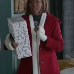 Aleta Myles Christmas On Duty Red Coat