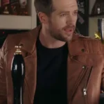 Alfie Bailey Christmas At Plumhill Manor Leather Jacket front