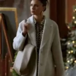 Alicia Josipovic Christmas in Midnight Clear White Coat front