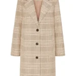 Alicia Josipovic Grey Wool Coat Christmas In Midnight Clear Thumb