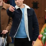 Andrew W. Walker Three Wise Men and a Baby Blue Wool Jacket front