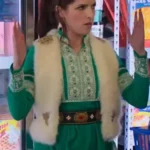 Anna Kendrick Noelle Shearling Vest front