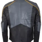 Batman Vs Superman Grey Leather Jacket Back