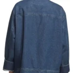 Blue Denim Adidas Chinese Jacket Back