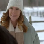 Brittany Underwood A Royal Christmas Tail Puffer Jacket