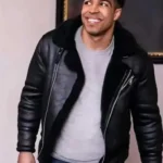 Chad Savage 12 Dates of Christmas Black Leather Jacket