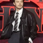 Charlie Heaton Stranger Things UK Screening Leather Jacket