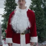 Christmas on Duty 2025 Parker Young Santa Claus Red Velvet Coat