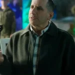 Christmas on Duty Peter Jacobson Grey Jacket