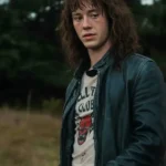 Eddie Munson Stranger Things Black Leather Jacket