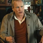 Ella McCay 2025 Woody Harrelson Bomber Jacket