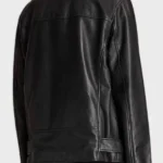 Emily In Paris Camille Biker Leather Jacket back