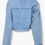 Emily In Paris Camille Cropped Denim Jacket Back