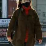 Emily In Paris Emily Cooper Brown Wool Jacket