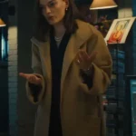 Emma Mackey Ella McCay Wool Coat