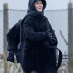 Eva Stratt Sandra Hüller Project Hail Mary Black Wool Coat