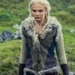 Freya Allan The Witcher Suede Vest