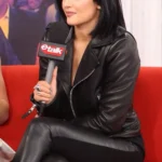 Genuine Kylie Jenner Black Biker Slim Fit Jacket