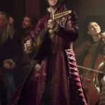 Jaskier The Witcher Maroon Coat