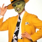 Jim Carrey The Mask Costume Yellow Suit