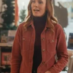 Katie Leclerc A Cherry Pie Christmas Corduroy Jacket front