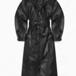 Khy Kylie Jenner Leather Coat Front