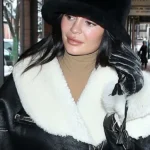 Kylie Jenner's fluffy Black outfit