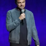 Leonardo DiCaprio Bomber Grey Jacket