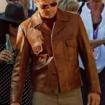 Leonardo DiCaprio Once Upon a Time in Hollywood Brown Jacket