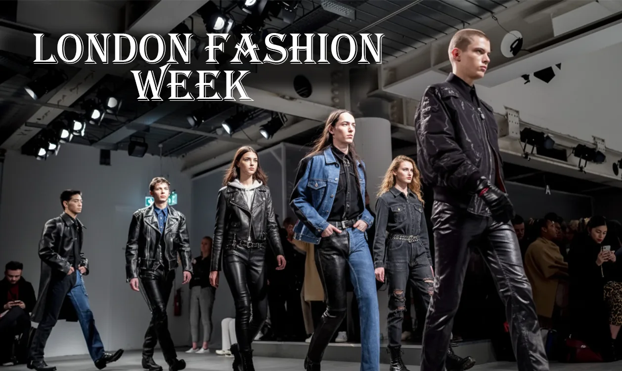London Fashion Week - Brown Leather Jacket