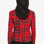 Lumberjackie women red blazer back