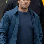 Mark Wahlberg The Family Plan 2 Blue Jacket