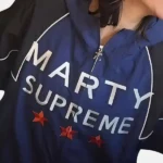 Marty Supreme Blue Hooded Jacket