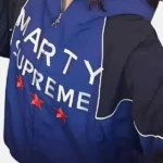 Marty Supreme Hooded Blue Jacket