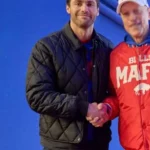 Matthew Daddario A Bills Love Story Black Quilted Jacket front